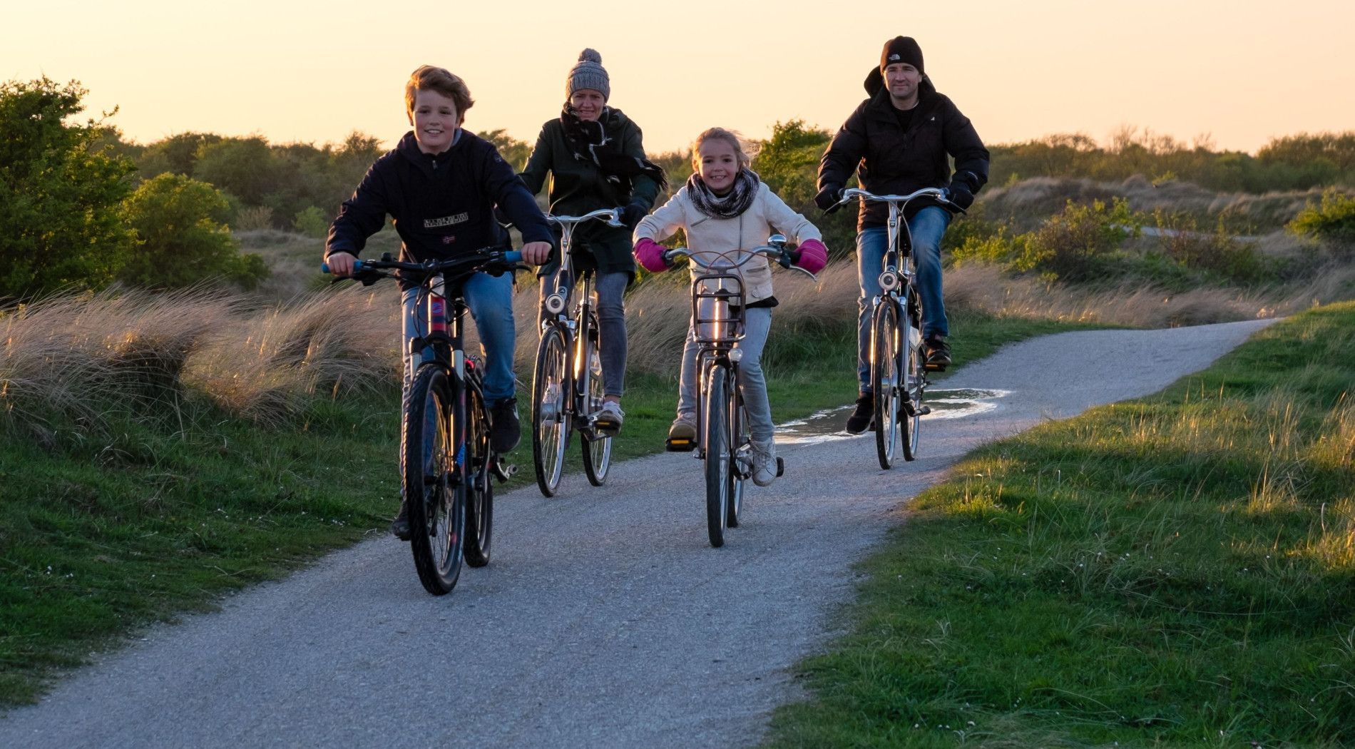 Fietsen door het Nationaal park van Schiermonnikoog